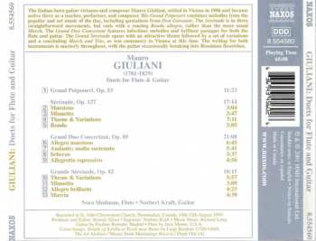 CD Mauro Giuliani: Duets for Flute and Guitar  312212