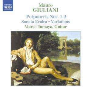 Album Mauro Giuliani: Potpourris Nos. 1-3, Sonata Eroica • Variations