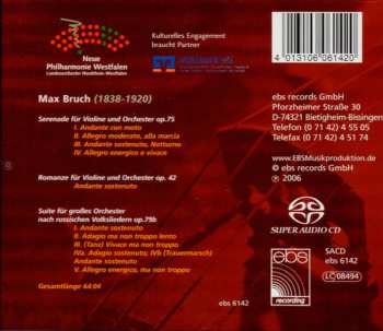 SACD Max Bruch: Der Romantische Sinfoniker II 327026