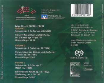 Box Set/3SACD Max Bruch: Der Romantische Sinfoniker (Gesamteinspielung Der Sinfonien) 456416