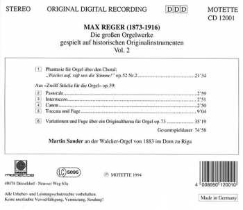 CD Max Reger: Die Großen Orgelwerke Vol. 2 309743