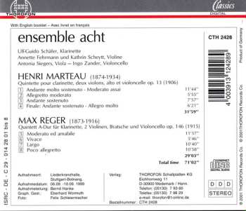 CD Max Reger: Klarinetten Quintette 538982
