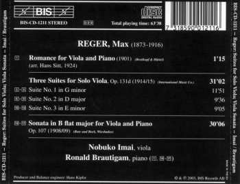 CD Max Reger: Music For Viola 488686