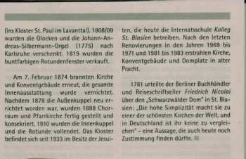 CD Max Reger: Deutsche Orgelromantik Von Max Reger Im Dom Zu St. Blasien 428930