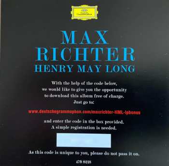 LP Max Richter: Henry May Long 63092