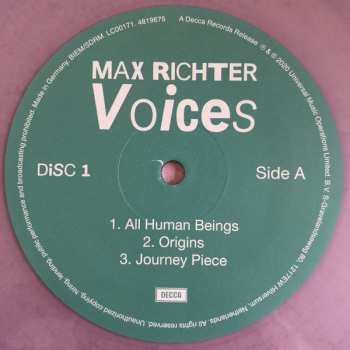 4LP/Box Set Max Richter: Voices CLR | LTD 494709