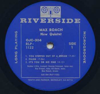 LP Max Roach: Deeds, Not Words