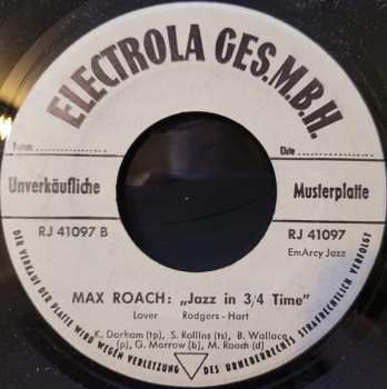 CD Max Roach: Jazz In 3/4 Time LTD 416596