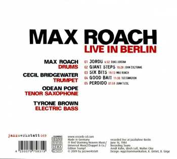 CD Max Roach: Live In Berlin 232656