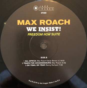 LP Max Roach: We Insist! Freedom Now Suite 294535