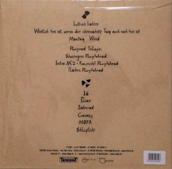LP Maxi Pongratz: Musik Für Flugräder LTD 406624