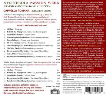 CD Maximilian Steinberg: Passion Week 361566