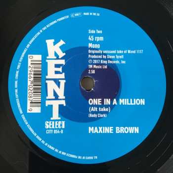 SP Maxine Brown: Baby Cakes / One In A Million (Alt. Take) 189725
