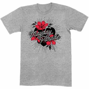 Merch Mayday Parade: Tričko Heart And Flowers  S