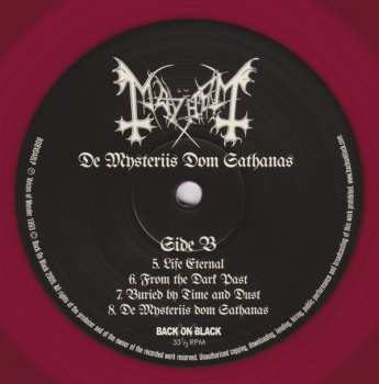 LP Mayhem: De Mysteriis Dom Sathanas CLR 376489