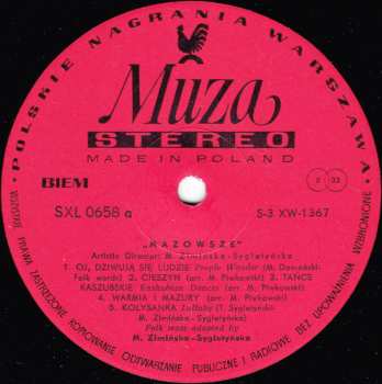 LP Mazowsze: Mazowsze 371004