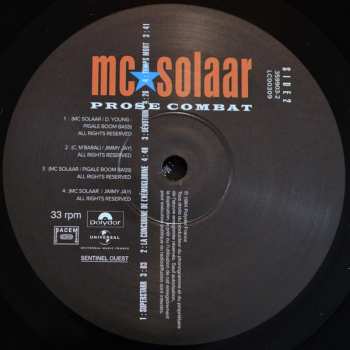 2LP MC Solaar: Prose Combat 76426