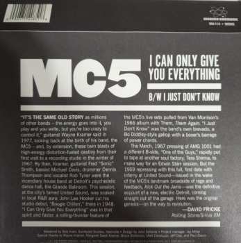 SP MC5: I Can Only Give You Everything / I Just Don't Know CLR 128573