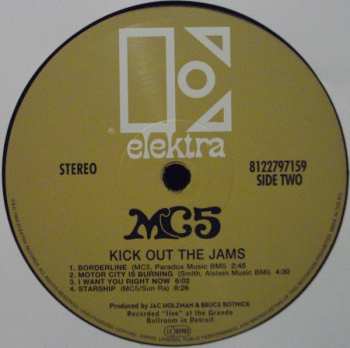LP MC5: Kick Out The Jams 19027