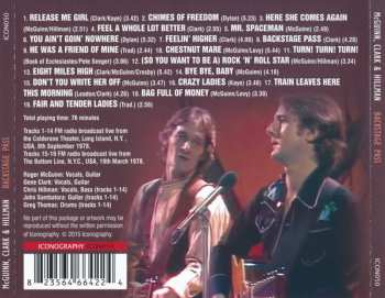 CD McGuinn, Clark & Hillman: Backstage Pass 448153