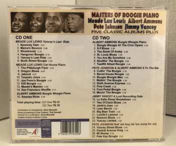 2CD Meade "Lux" Lewis: Masters Of Boogie Piano: Five Classic Albums Plus 322330