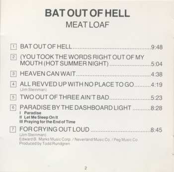 CD Meat Loaf: Bat Out Of Hell 523497