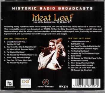 2CD Meat Loaf: Live At The Bottom Line, NY 28 Nov '77 189912