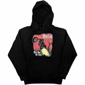Merch Meat Loaf: Meat Loaf Unisex Pullover Hoodie: Bat Out Of Hell (back Print) (small) S