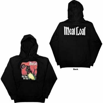 Merch Meat Loaf: Meat Loaf Unisex Pullover Hoodie: Bat Out Of Hell (back Print) (medium) M