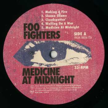 LP Foo Fighters: Medicine At Midnight