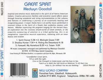 CD Medwyn Goodall: Great Spirit