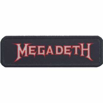 Merch Megadeth: Nášivka Logo Megadeth Outline