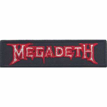 Merch Megadeth: Nášivka Logo Megadeth Outline