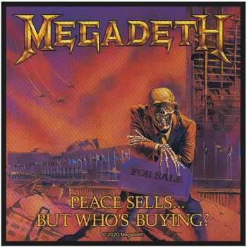 Merch Megadeth: Nášivka Peace Sells