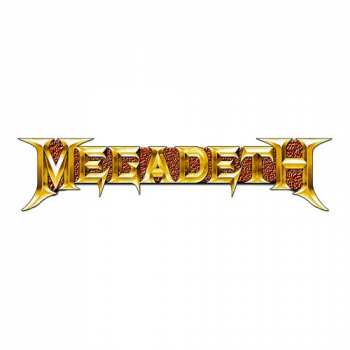 Merch Megadeth: Placka Gold Logo Megadeth