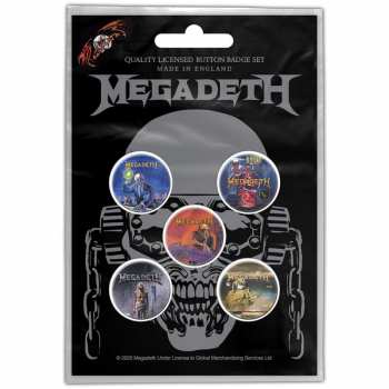 Merch Megadeth: Sada Placek Vic Rattlehead