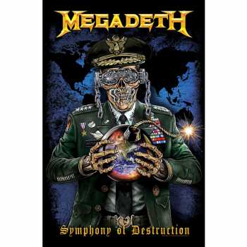 Merch Megadeth: Textilní Plakát Symphony Of Destruction