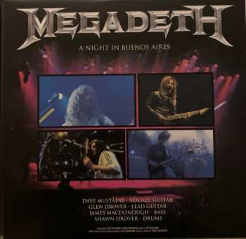 3LP Megadeth: A Night In Buenos Aires LTD 321010