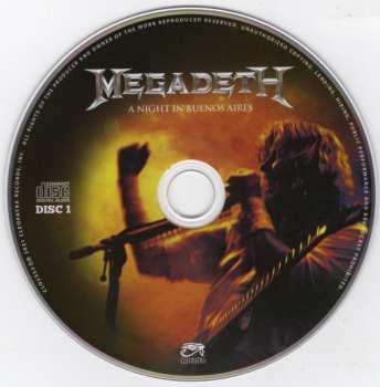 2CD Megadeth: A Night In Buenos Aires 477106