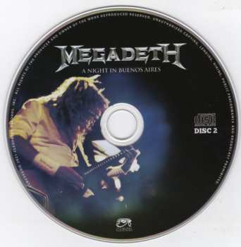 2CD Megadeth: A Night In Buenos Aires 477106