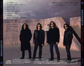 CD Megadeth: The World Needs A Hero
