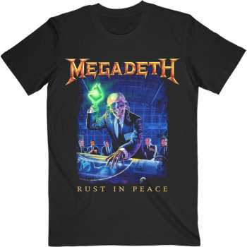Merch Megadeth: Tričko Rust In Peace Track List 