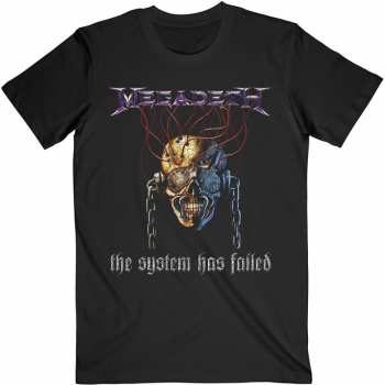 Merch Megadeth: Tričko Systems Fail 