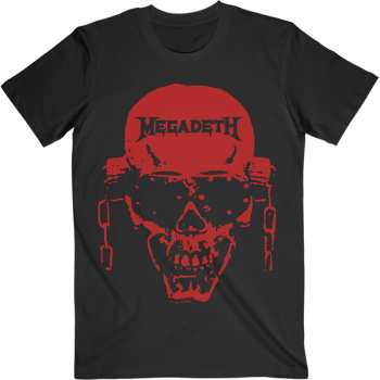 Merch Megadeth: Tričko Vic Hi-contrast Red 