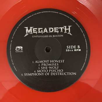 LP Megadeth: Unplugged In Boston LTD 128922