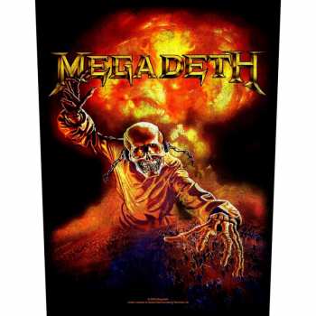 Merch Megadeth: Zádová Nášivka Nuclear
