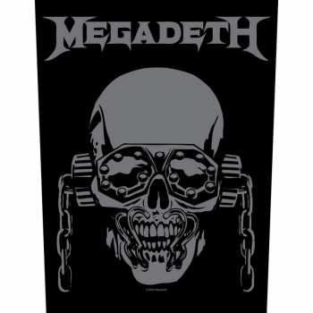Merch Megadeth: Zádová Nášivka Vic Rattlehead