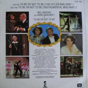 LP Mel Brooks: To Be Or Not To Be (The Hitler Rap) Pts. 1&2