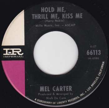 Album Mel Carter: Hold Me, Thrill Me, Kiss Me