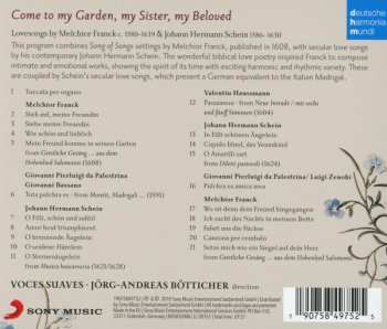 CD Melchior Franck: Come To My Garden, My Beloved 293116